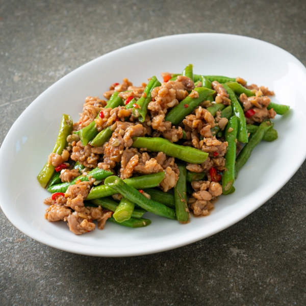 Ground Pork with Vegetables